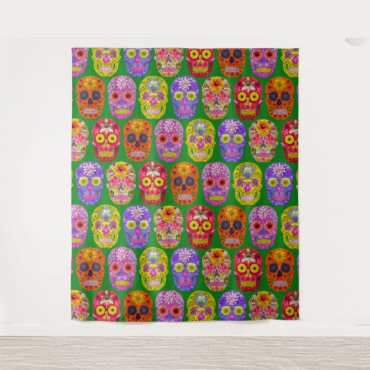 Vloeibare hemels Naadloos patroon 2018 Wandkleed (Voorkant)