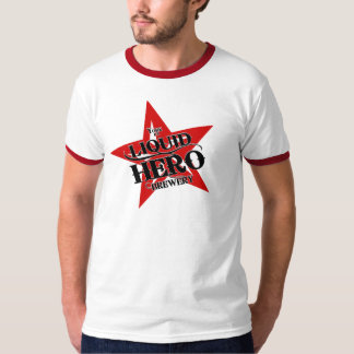 Vloeibare hero - Klassiek rood etiket T-shirt