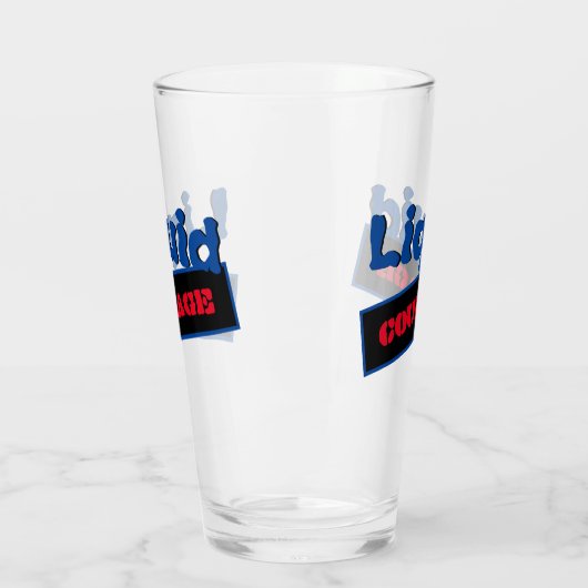 Vloeibare Humor Glas (Links)