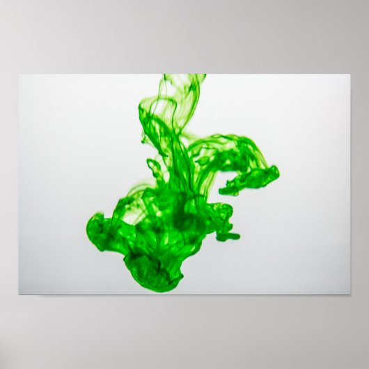 Vloeibare inkt in water poster (Voorkant)