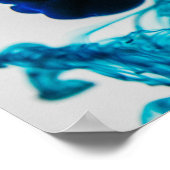 Vloeibare inkt in water poster (Hoek)
