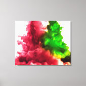Vloeibare inkt in waterserie 2 canvas afdruk (Voorkant)