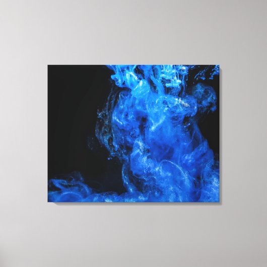 Vloeibare inkt in waterserie 2 canvas afdruk (Voorkant)
