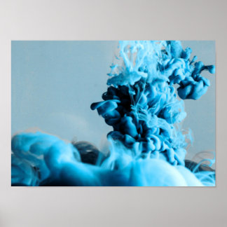 Vloeibare inkt in waterserie 2 poster