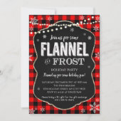 Vloeibare kerstuitnodiging kaart (Voorkant)