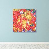 Vloeibare kinetische schilderkunst canvas afdruk (Insitu (Houten vloer))