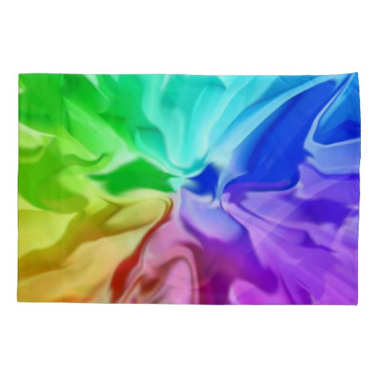 Vloeibare kleur kussensloop (Achterkant)