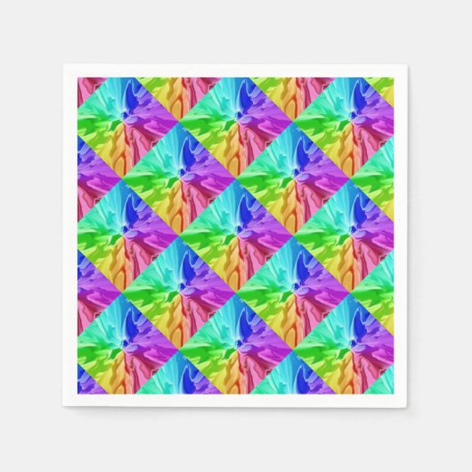 Vloeibare kleur servet (Voorkant)