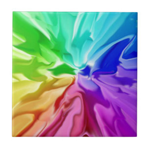 Vloeibare kleur tegeltje