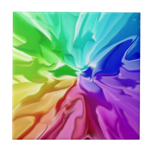 Vloeibare kleur tegeltje (Voorkant)