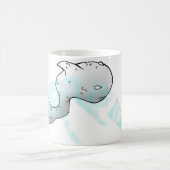 Vloeibare kleuren koffiemok (Center)