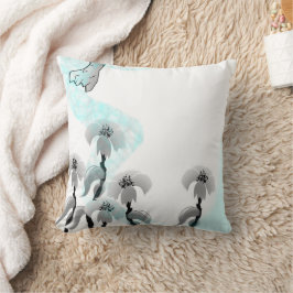 Vloeibare kleuren kussen