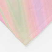 Vloeibare kleurrijke Abstracte regenboog Fleece Deken (Hoek)