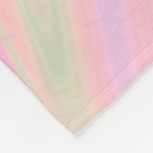 Vloeibare kleurrijke Abstracte regenboog Fleece Deken (Hoek)