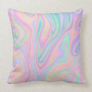 Vloeibare kleurrijke Abstracte regenboog Kussen