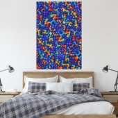 Vloeibare Kunst Canvas Afdruk (Insitu (Slaapkamer))
