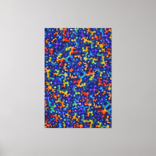 Vloeibare Kunst Canvas Afdruk