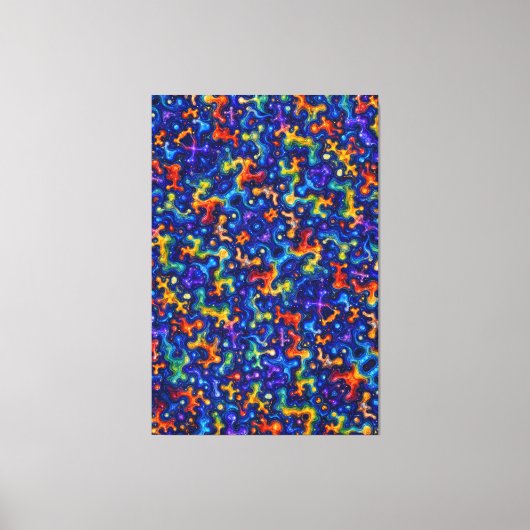 Vloeibare Kunst Canvas Afdruk (Voorkant)