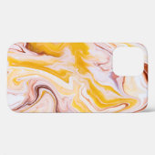 Vloeibare kunst: iriserende abstracte textuur. Case-Mate iPhone case (Achterkant (horizontaal))