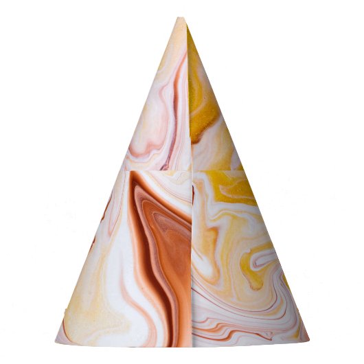 Vloeibare kunst: iriserende abstracte textuur. feesthoedjes (Achterkant)