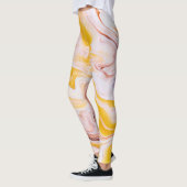 Vloeibare kunst: iriserende abstracte textuur. leggings (Links)