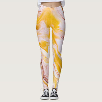 Vloeibare kunst: iriserende abstracte textuur. leggings