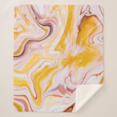 Vloeibare kunst: iriserende abstracte textuur. sherpa deken (Voorkant)