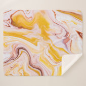 Vloeibare kunst: iriserende abstracte textuur. sherpa deken (Voorkant (horizontaal))