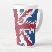 Vloeibare kunst met Uniefacter Latte Mok (Rechterhoek)