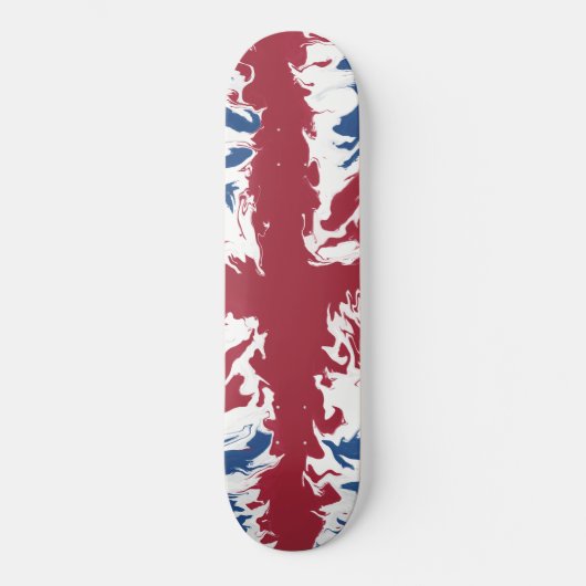 Vloeibare kunst met Uniefacter Persoonlijk Skateboard (Voorkant)