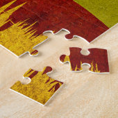 Vloeibare lucht landschap legpuzzel (Zijkant)