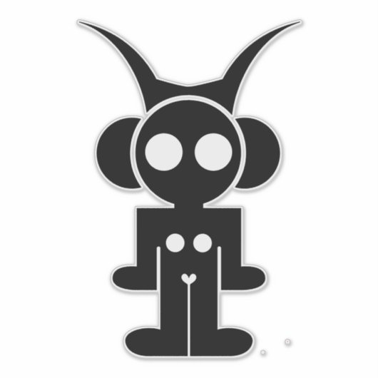 VLOEIBARE LUCHT STICKER (Voorkant)