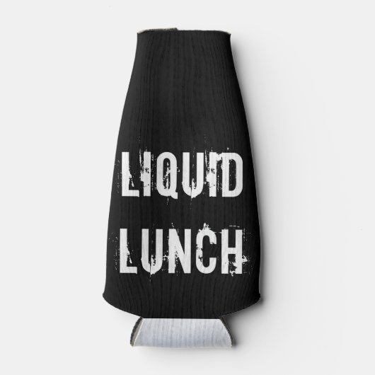 Vloeibare lunch grappig elke kleur fles outfit flesjeskoeler (Voorkant)