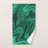 Vloeibare Malachietdroom #2 #gem #decor #art Bad Handdoek (Handdoek)