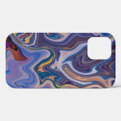 Vloeibare-marmer-achtergrond Case-Mate iPhone Case (Achterkant (horizontaal))