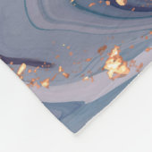 Vloeibare marmer en glitter fleece deken (Hoek)