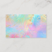 Vloeibare marmer faux folie dank u visitekaartje (Achterkant)