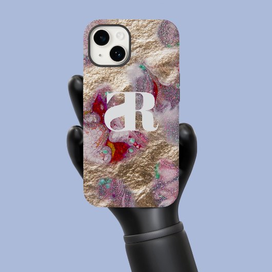 Vloeibare marmer Mix Abstract Modern Trendy Case-Mate iPhone Case