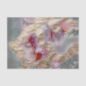 Vloeibare marmer Mix Abstract Moderne ontkoppeling Tissuepapier (Voorkant)