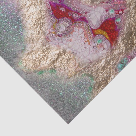 Vloeibare marmer Mix Abstract Moderne ontkoppeling Tissuepapier (Detail)