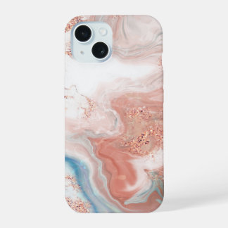 vloeibare marmer, vloeiende kunst, pastelmarmer, t iPhone 15 case