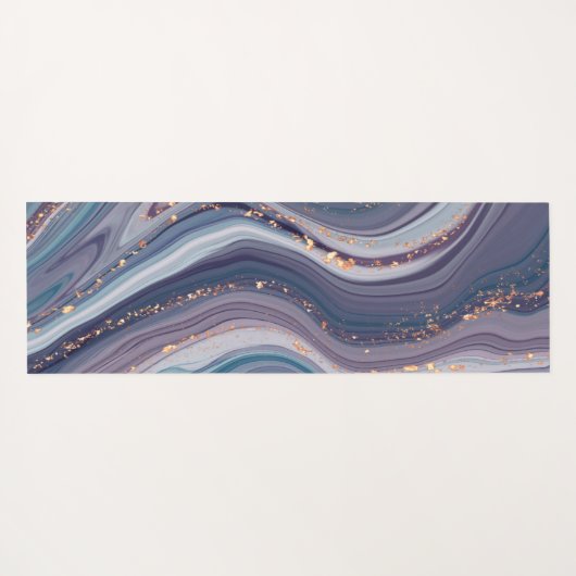 Vloeibare marmer yogamat (Achterkant (horizontaal))