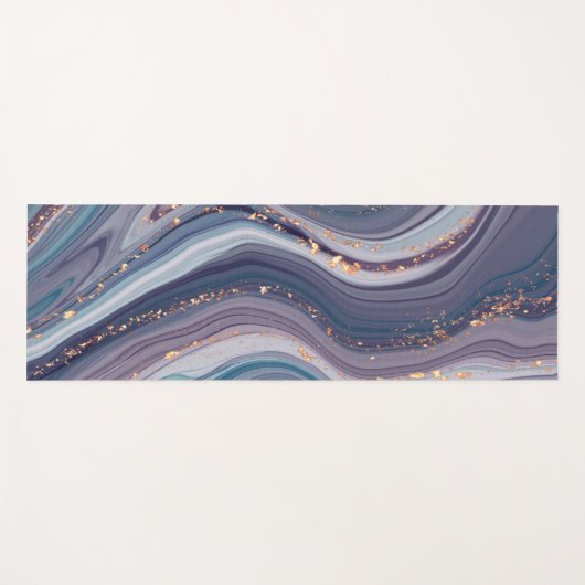 Vloeibare marmer yogamat (Voorkant (horizontaal))