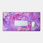 Vloeibare marmeren bureaumat (Keyboard & Muis)