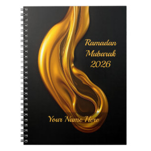 Vloeibare Metaal Islamitische Kunst Notitieboek