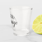 Vloeibare moed shot glas (Rechts)