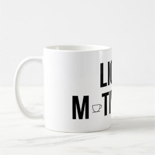 Vloeibare Motivatie Moderne Caffeïne Verslaafde  Koffiemok
