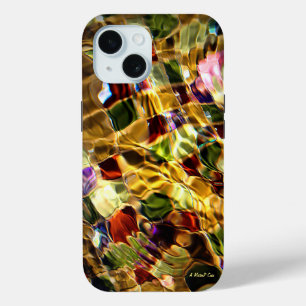 Vloeibare mozaïek - een MisterP-Hoesje iPhone 15 Case