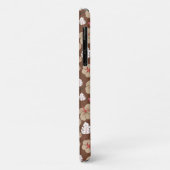 Vloeibare naadloze bloemen, bladeren, vlinder Case-Mate iPhone case (Achterkant/links)