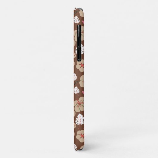 Vloeibare naadloze bloemen, bladeren, vlinder Case-Mate iPhone case (Achterkant/links)